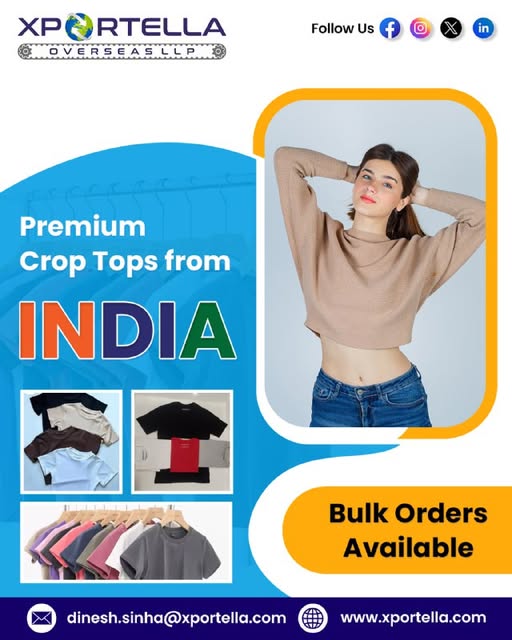 Looking to stock premium crop tops for your brand or store?