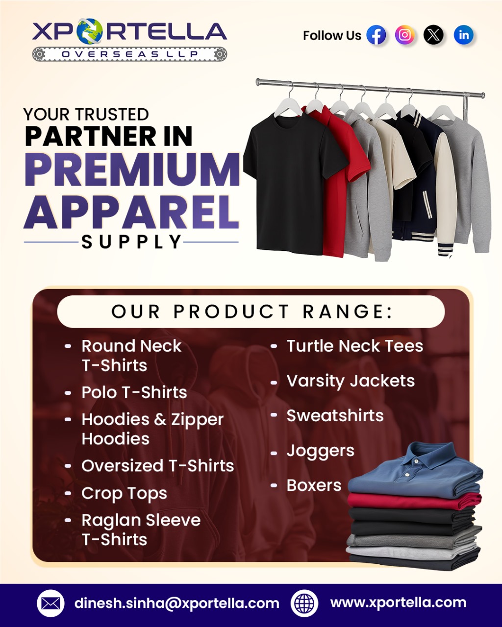 Your Trusted Partner in Premium Apparel Supply