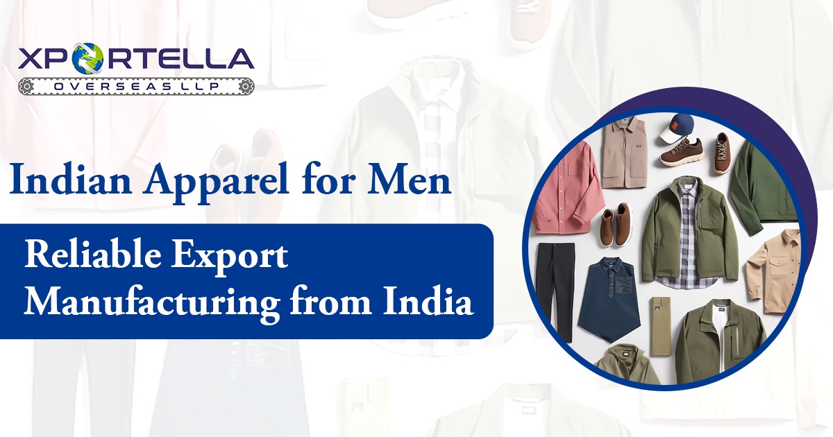 Indian Apparel for Men: Reliable Export Manufacturing from India